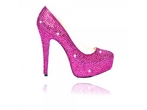 Lemonade Couture Crystal Glitzy Shoe Pink Lemonade Couture Crystal Glitzy Shoe Pink